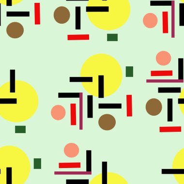 Sarı daire ile arka plan ve siyah ve kırmızı çizgili. Sorunsuz.