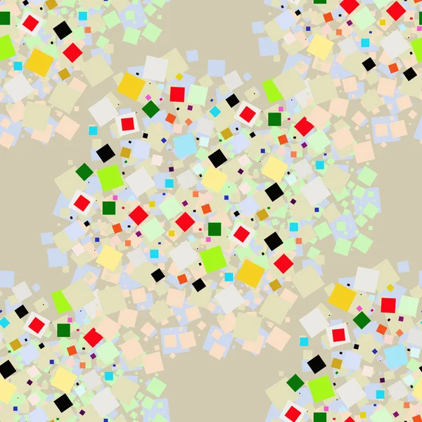 Multi-színes négyzetek a világos háttér gyönyörű háttér. Varrat nélküli. — Stock Vector