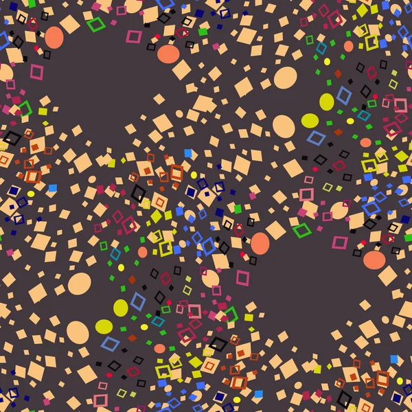 Cercles multicolores et diamants sur un fond violet . — Image vectorielle