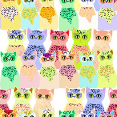 Hafif bir arka plan üzerinde şirin yavru kedi.