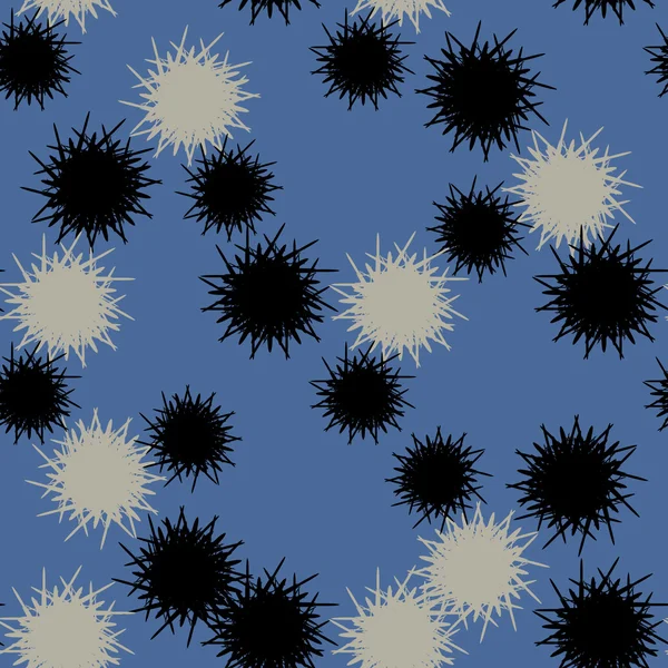 Geometrische abstracte achtergrond. Blauw, grijs, zwart kleuren. — Stockvector