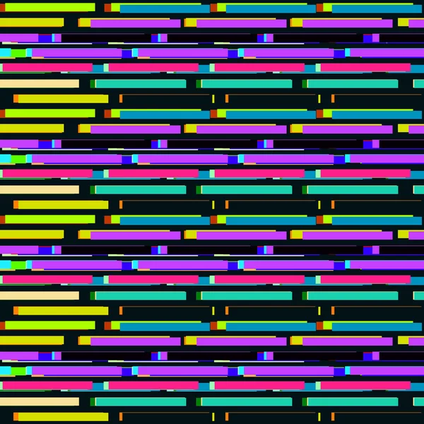 Hermoso fondo de rectángulos de colores sobre un fondo negro . — Vector de stock