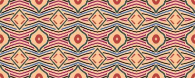 Geometrik baskı. Ayna arkaplanı. Retro Halı. Motley Filmi. Güzel Kova izi. Ultramarine, Crimson ve Dark Springs. Yeşil.