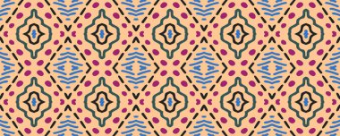 Boyalı parmak izi. Rengi tekrarlıyor. Pergament Sonsuz Kumaş. Kızılderili deseni. Şık suluboya boya. Adil, Burgundy ve karanlık yaylar. Sarı.