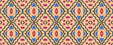 Edepsiz Sanat baskısı. Tekrarlanan baskı. Boya Grunge Stili Efekti. Asya baskısı. Güzel Gouache. Leylak, Yakut ve Su. Kireç.