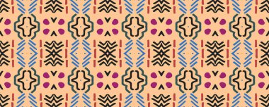 Geometrik duvar kağıdı. Rengi tekrarlıyor. Eski püskü bir Motley baskısı. Boho tarzı. Güzel mürekkep lekesi. Indigo, Magenta ve Atlantik mavisi. Kireç.