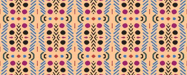 Geometrik baskı. Rengi yansıtıyor. Sonsuz Hippi Süslemesi. Batik Tekstil. Güzel Kova parmak izi. Adil, pembe ve altın hasat. Yeşil.