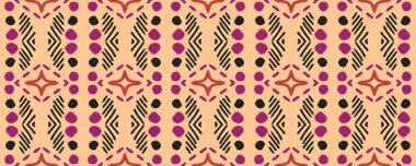 Geometrik resim. Geçmişi yansıtıyor. Klasik Grunge Stili Efekti. Damask izi. Muhteşem Gouache boyası. Violet, Crimson ve Bloomstone. Yeşil.