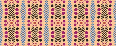 Geometrik baskı. Kusursuz bir geçmişi var. Eski moda Halk Tasarımı. Shibori deseni. Modaya uygun Aquarelle bulanıklığı. Violet, Magenta ve altın hasat. Sarı.