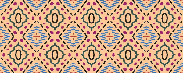 几何图形 反光打印 旧纸地毯 巴蒂克纺织品 豪华油墨涂料 紫罗兰 洋红和兰花 — 图库照片