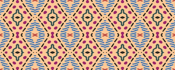 Geometrische Tapete Spiegelbild Grunge Style Gringe Print Indisches Muster Elegante — Stockfoto