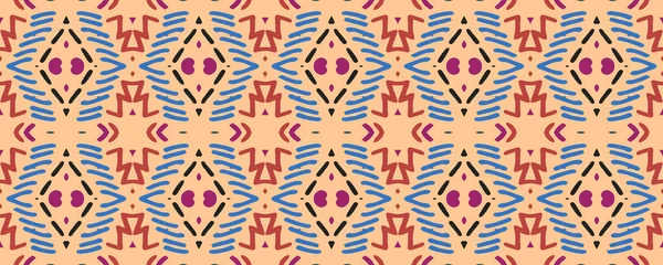 Geometrik resim. Sonsuz renk. Eski moda Panorama. Aztek deseni. Tatlı Yıkama Çekimi. Ultramarine, Ruby ve Blood Stone. Kireç.