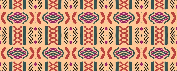 Geometrisches Bild Endlose Tapeten Papirus Gringe Print Batik Textil Elegante — Stockfoto