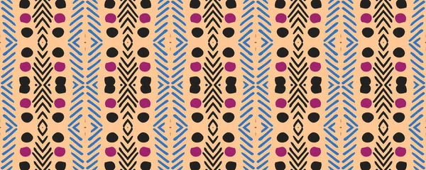 Geometrische Tapete Nahtlose Farbe Oldschool Grunge Style Effekt Baumwolltextilien Schöne — Stockfoto