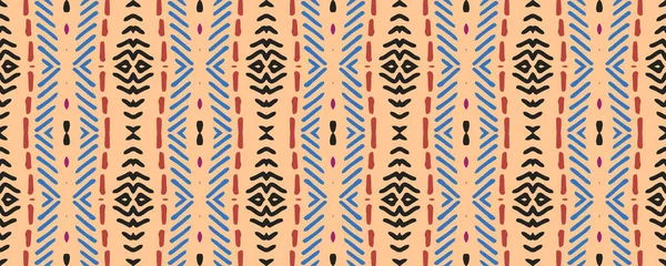 Geometrisches Bild Endloser Ton Aquarell Blur Endless Ornament Aztekisches Muster — Stockfoto