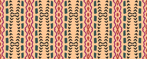 Geometrik resim. Sonsuz renk. Hippi Panorama. Yün Tekstil. Cool Hand Drawn. Ultramarine, Pembe ve Orkide Çiçeği. Yeşil.