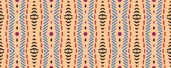 Geometrik desen. Tekrarlanan baskı. Pergament Dekoraton Tarzı. Boho tarzı. Güzel mürekkep lekesi. Indigo, Pembe ve Atlantik mavisi. Yeşil.