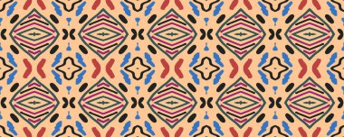 Geometrik duvar kağıdı. Rengi tekrarlıyor. Eski tekstil baskısı. Flanel tekstili. Tatlı Aquarelle çizilmiş. Indigo, Ruby ve Dark Springs. Kireç.