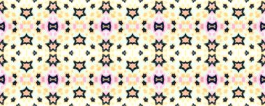 Geometrik duvar kağıdı. Tone tekrarlanıyor. Retro Sonsuz Kumaş. Batik Tekstil. İyi Gouache Yazdırma. Azure, Ruby ve Coloro. Kireç.