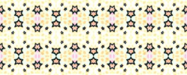 Geometrik duvar kağıdı. Ayna deseni. Papirüs Süslü Parmak izi. Japon baskısı. Tatlı suluboya baskı. Adil, pembe ve renkli. Kireç.