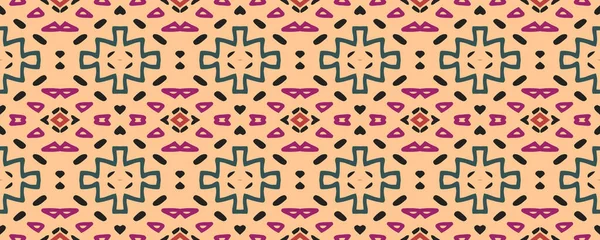 Geometrischer Druck Wiederholungston Aquarell Blur Schabby Farbe Bohemian Batik Schöne — Stockfoto