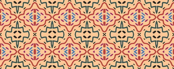 Stampa Geometrica Sfondo Infinito Ricamo Etnico Grunge Style Batik Tessile — Foto Stock