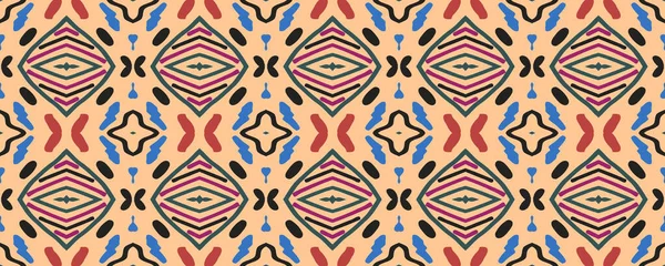 Geometrische Tapete Farbwiederholungen Oldschool Textildruck Flanelltextilien Süßes Aquarell Gezeichnet Indigo — Stockfoto