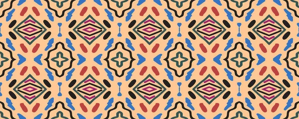 Geometrisches Bild Tapeten Wiederholen Teppichstil Grunge Stil Afrikanischer Stil Tolle — Stockfoto