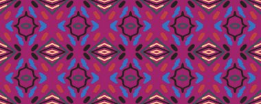 Geometrik duvar kağıdı. Kusursuz bir geçmişi var. Klasik halı. Shibori deseni. Büyük Gouache Görüntü. Ultramarine, Ruby ve elektrik eflatunu. Sarı.