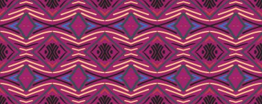 Geometrik desen. Sonsuz duvar kağıdı. Eski, Kirli Kağıt. Japon baskısı. İyi El Çizimi. Leylak, Pembe ve Renkli. Yeşil.
