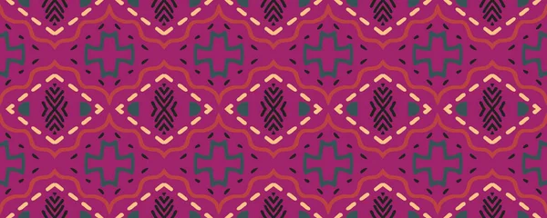 Geometric Pattern Mirror Background Hippie Threadbare Textile Flannel Textile Great — Stock Photo, Image