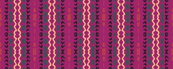ダーティアート パターンを反映 パピルスカーペットスタイル ウール繊維 クールなグアッシュプリント インディゴ ローズ アトランティックブルー — ストック写真
