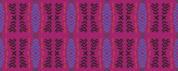 Geometric Pattern Endless Pattern Aquarelle Blur Carpet Style Bohemian Batik — Stock Photo, Image