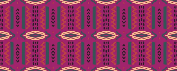 Геометрический Узор Отражающий Отпечаток Винтажная Текстура Фланелевый Текстиль Клевый Гуашь — стоковое фото