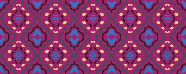 Геометрическая Картина Отражающий Цвет Рисунок Blur Textile Print Батик Текстиль — стоковое фото