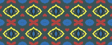 Boyalı parmak izi. Kusursuz desen. Eski püskü boya Gringe izi. Flanel tekstili. Gösterişli mürekkep boyası. Indigo, Crimson ve elektrik kırmızısı. Kireç.