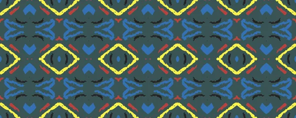 Geometrické Tapety Bezproblémový Tón Vintage Folk Design Shiboriho Vzorec Chladný — Stock fotografie