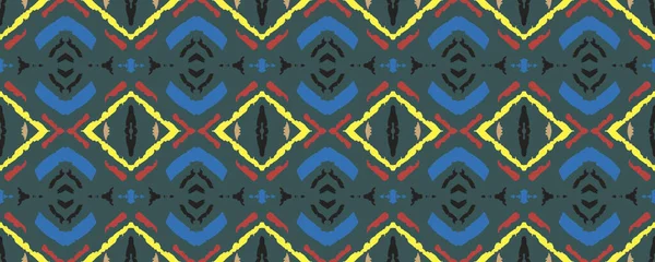 Geometriska Tapeter Oändlig Färg Retro Grunge Style Effect Böhmisk Batik — Stockfoto