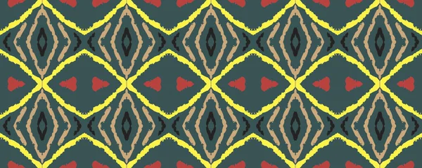 Geometrikus Kép Zökkenőmentes Tapéta Hippie Threadbare Textil Batik Textil Király — Stock Fotó