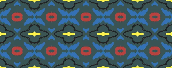 Geometric Wallpaper Seamless Background Hippie Carpet Style Wool Textile Beautiful — Stock Photo, Image