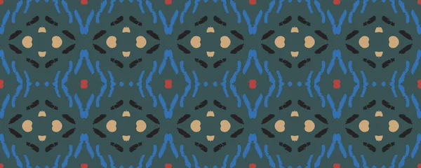 Geometrisches Bild Nahtlose Tapete Aquarell Unschärfe Alte Textur Japanischer Druck — Stockfoto