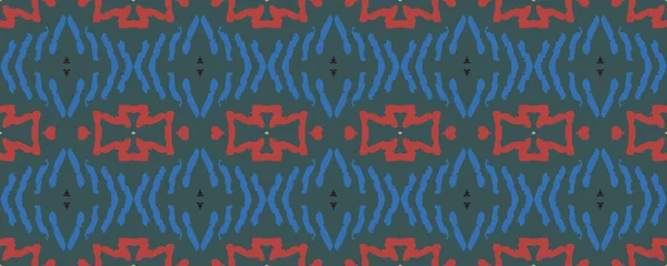Krawattenfärbedruck Wiederholter Hintergrund Schmutziges Papier Damastdruck Schöne Gouachefarbe Blau Rubin — Stockfoto