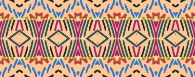 Kusursuz Duvar Kağıdı. Indigo, Magenta ve Siyah şeritli White Strips. Suluboya Hint Sonsuz Kumaşı. Gökkuşağı Kumaşı Dekor Motley Yazdırma. Renkli Boho ikat.