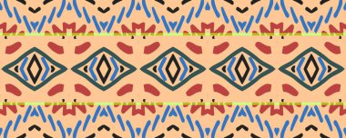 Kusursuz bir arka plan. Gri ile İndigo, Pembe ve Beyaz renk. Suluboya Endonezya Etnik Nakış. Renkli Yastık Dekorasyonu Tarzı. Renkli Tie Dye ikat.