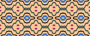 Kusursuz Strip filmi. Mavi, Magenta ve siyah ile beyaz noktalar. Wash Drawing Japon boyanmış batik. Sanat Eşarp Dekorasyonu. Renkli Fakülte.