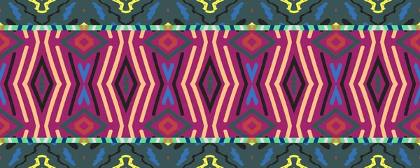 Kusursuz desen Ikat. Mavi, Mor ve Gri ile Beyaz Tonlar. Yıkama, Hindistan 'ın eski püskü boyaları. Modern Yastık Dekoru Kirli Kağıt. Renkli El Çizim Bölgesi.