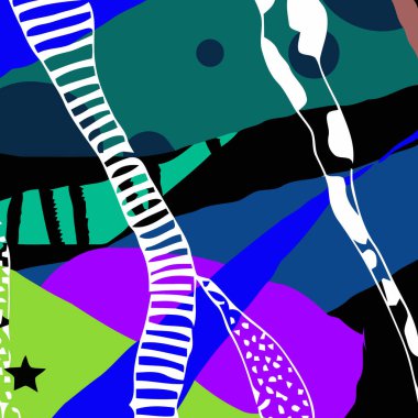 Hand Drawn Funny Illustration. Texture Fun. Fabric Background. Ethnic Flora Abstract. Watercolor Banner. Abstract Beautiful Wallpaper. Geometric Textile.