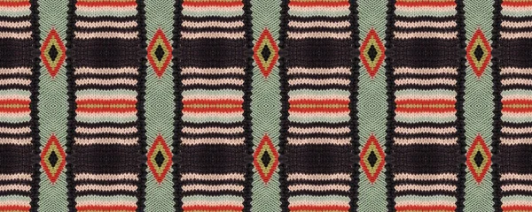 Zökkenőmentes Kötet Szalvéta Kép Őslakos Gyönyörű Textil Mikulás Stílus Bolyhos — Stock Fotó