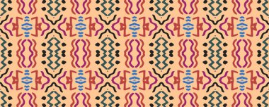 Patchwork için kusursuz bir yer. İndigo, Pembe ve Kahverengi lekeli gri. Endonezya Endonezya Endonezya Süslemesi. Bohemya Şalı Dekoru. Yırtık Tekstil. Renkli El Çizim Bölgesi.