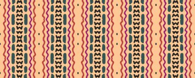 Kusursuz bir arka plan. Mavi, Gül ve Kahverengi Tonlar ve Kömür. Asyalı suluboya, eski püskü boya. Kabile Atkısı Dekorasyonu. Renkli Vintage ikat.